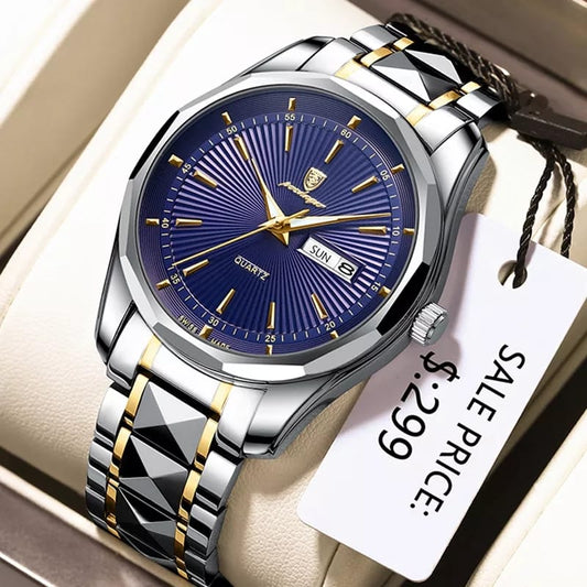POEDAGAR 980 Luxury Quartz Movement Watch