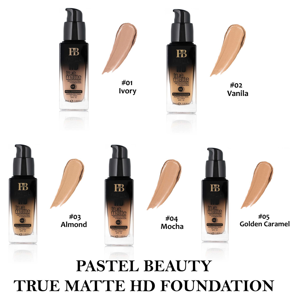PASTEL BEAUTY HD True Matte Foundation - 30ml