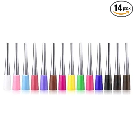 CmaaDu Matte Liquid Eyeliner 14Pcs Set.