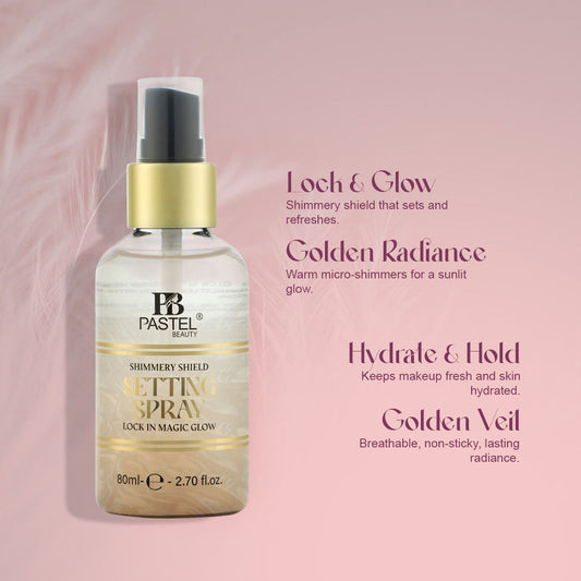 PASTEL BEAUTY Shimmery Shield Setting Spray MOONLIGHT – 80ml